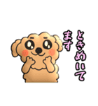 今を生きるトイプー。犬です。（個別スタンプ：37）