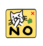 手書きのねこのスタンプ（個別スタンプ：3）