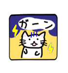 手書きのねこのスタンプ（個別スタンプ：13）