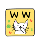 手書きのねこのスタンプ（個別スタンプ：17）