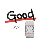 ビールの空き缶（個別スタンプ：9）