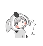 コアラパーカーちゃん1（個別スタンプ：21）