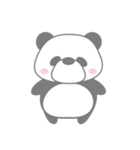 手書きパンダのパンくん(シンプル文字なし)（個別スタンプ：1）