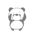 手書きパンダのパンくん(シンプル文字なし)（個別スタンプ：7）