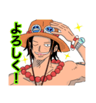 ONE PIECE 三船長と海軍・猛者のご連絡（個別スタンプ：18）