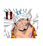 ONE PIECE 三船長と海軍・猛者のご連絡（個別スタンプ：31）