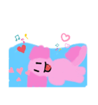 くびのかくどが変なウーパールーパー（個別スタンプ：3）
