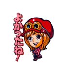 ONE PIECE けんちゃんのスタンプ③ GIRLS編（個別スタンプ：11）