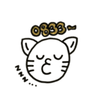 ねこぷスタンプ①（個別スタンプ：8）