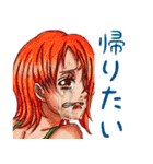 【ONE PIECE】あのキャラで毎日を楽しく！（個別スタンプ：3）