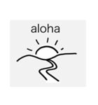 alohaイラスト（個別スタンプ：2）