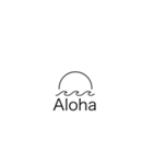 alohaイラスト（個別スタンプ：3）