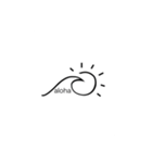 alohaイラスト（個別スタンプ：6）