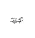 alohaイラスト（個別スタンプ：7）