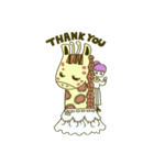 鉛筆ちゃんとキリンさん（個別スタンプ：11）