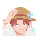 ONE PIECE 赤髪と愉快な海賊たち！（個別スタンプ：7）