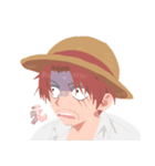 ONE PIECE 赤髪と愉快な海賊たち！（個別スタンプ：9）