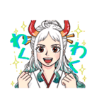 ONE PIECE女性キャラのかわいいスタンプ（個別スタンプ：9）
