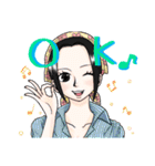 ONE PIECE女性キャラのかわいいスタンプ（個別スタンプ：21）
