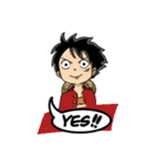 会話中とりあえず送るONE PIECEスタンプ（個別スタンプ：15）