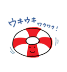 ゆるにこ夏スタンプ（個別スタンプ：6）