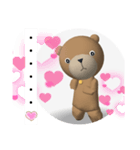 口下手なクマ（個別スタンプ：5）