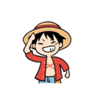 了解・いいね・お辞儀 ONE PIECE（個別スタンプ：1）