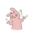 素直なシカうさぎ（個別スタンプ：7）
