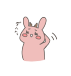 素直なシカうさぎ（個別スタンプ：36）