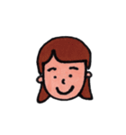 みんな同じかお（個別スタンプ：2）