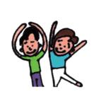 みんな同じかお（個別スタンプ：9）