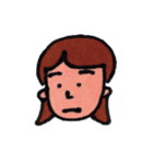みんな同じかお（個別スタンプ：12）