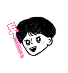 モブのスタンプ :)（個別スタンプ：8）