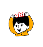 モブのスタンプ :)（個別スタンプ：18）