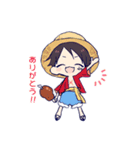 ONE PIECE ASL 仲良しスタンプ（個別スタンプ：1）