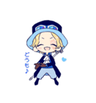 ONE PIECE ASL 仲良しスタンプ（個別スタンプ：3）
