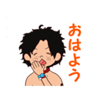 ONE PIECE 小さなエースくんスタンプ（個別スタンプ：15）