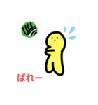 ゆるこゆるみちゃん(ぶかつどうばーじょん)（個別スタンプ：3）