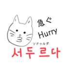 韓国と日本と言葉（個別スタンプ：16）