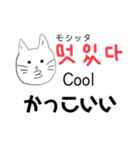 韓国と日本と言葉（個別スタンプ：21）