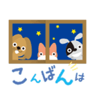 毎日使える3匹のイヌ［2］（個別スタンプ：3）