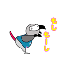 アフターコロナの楽しい生活 (ヨウム)（個別スタンプ：34）