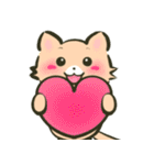 にゃんこさんとわんこどの（韓国語ver.）（個別スタンプ：11）