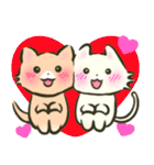 にゃんこさんとわんこどの（韓国語ver.）（個別スタンプ：19）