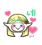 にゃんこさんとわんこどの（韓国語ver.）（個別スタンプ：21）