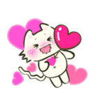 にゃんこさんとわんこどの（韓国語ver.）（個別スタンプ：24）