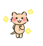 にゃんこさんとわんこどの（韓国語ver.）（個別スタンプ：36）