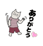 Tシャツ猫の日常（個別スタンプ：5）