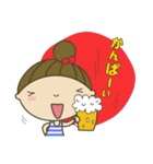 童顔たまちゃんの応援スタンプ（個別スタンプ：14）