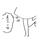 どうしても見切れてしまう人々（個別スタンプ：7）